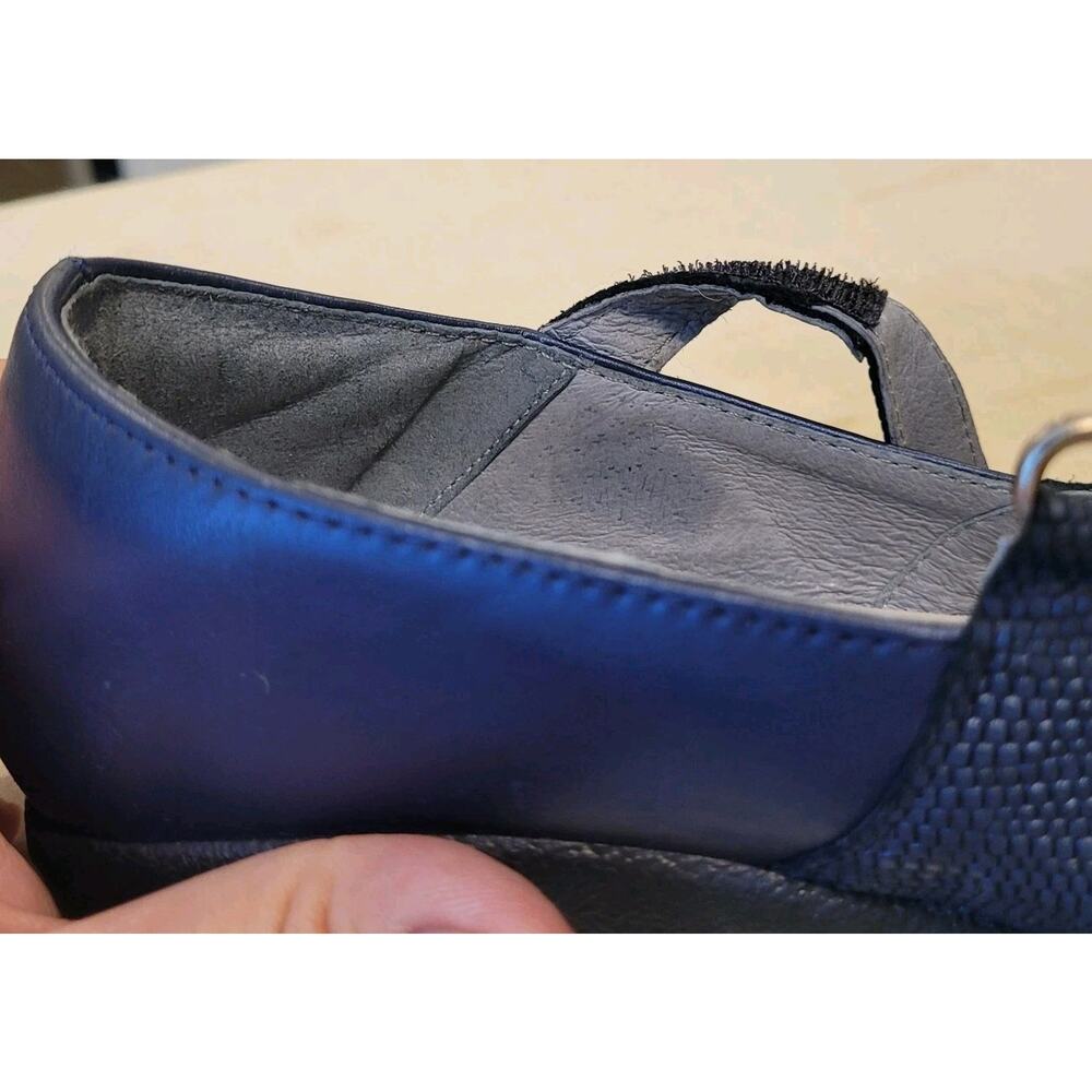 NAOT Blue Luga Mary Jane Shoes Size 39 US 8 to 8.5 Outdoor Comfort Preppy - Picture 10 of 13